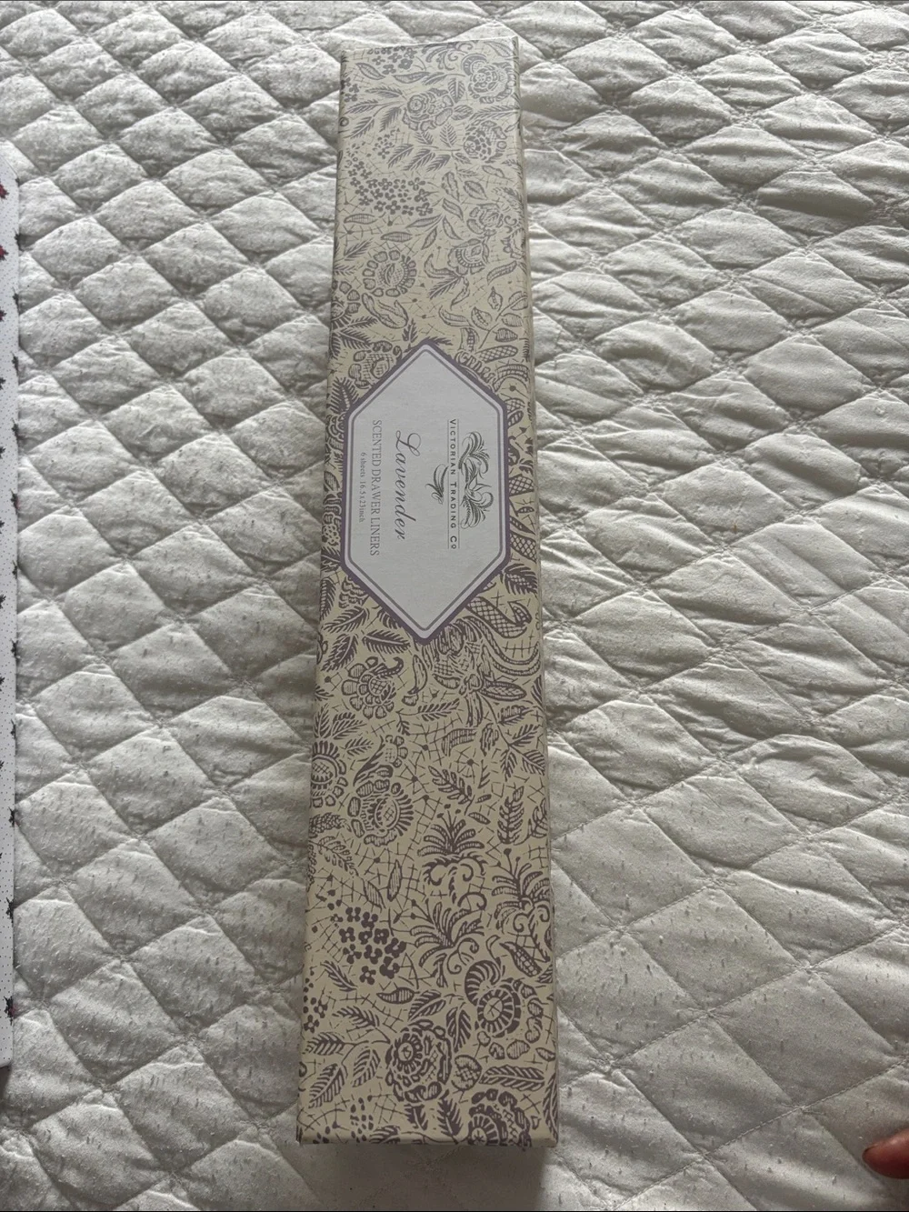 Victoria trading co Rose & Lavender Scented Drawer Liners - Floral Pattern